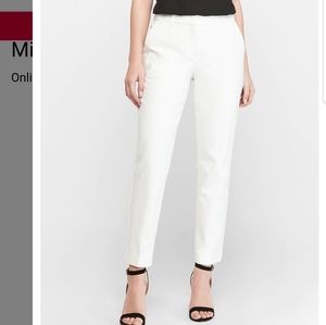 Anne Taylor white ankle pants